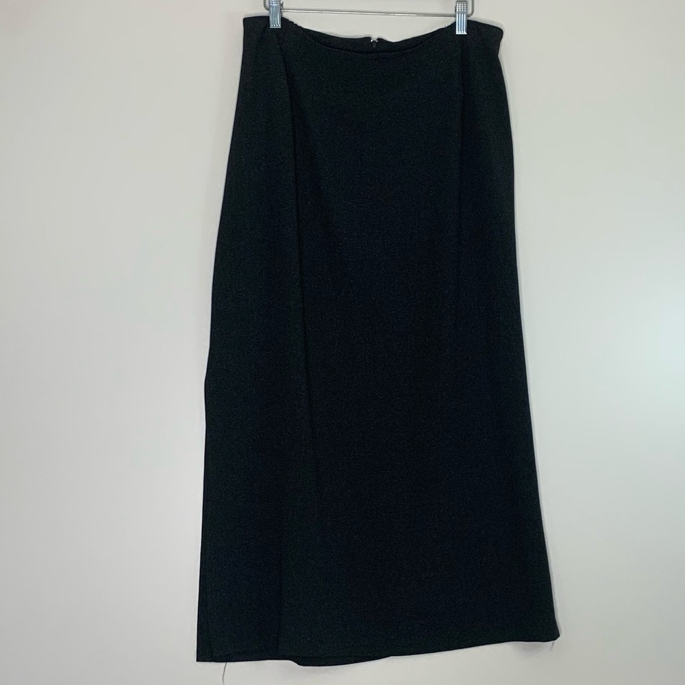 Ashley Stewart gray maxi skirt